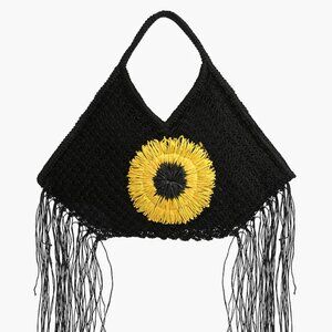 Large Macrame Tote "EUC"